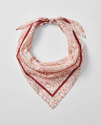 Ann Taylor Weekend Collection Floral Scarf sold by Ann Taylor