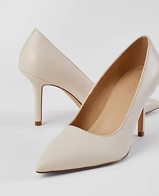 Ann Taylor Mae Leather Pumps sold by Ann Taylor product image thumbnail 2