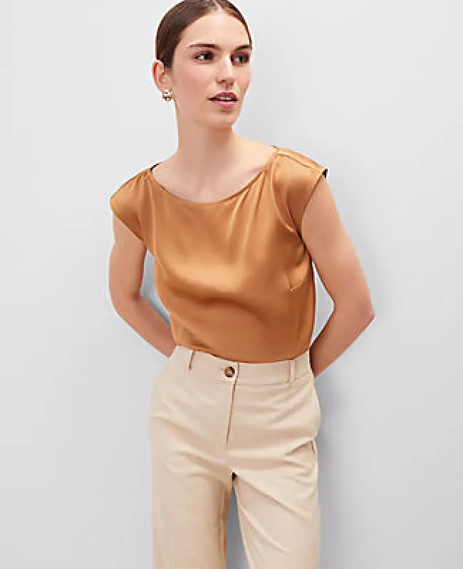 Ann Taylor Sleeveless Crew Neck Top sold by Ann Taylor