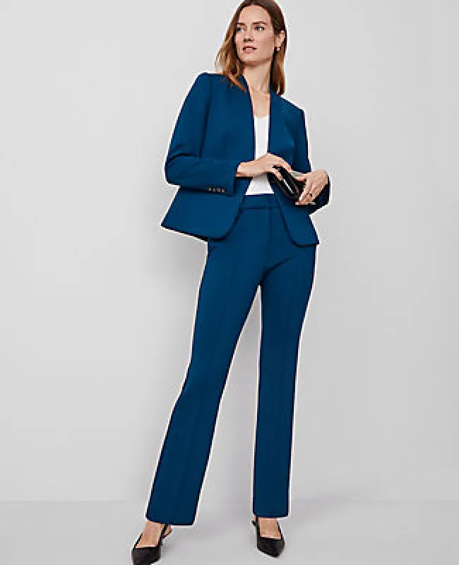 Ann Taylor The Petite Slim Trouser in Double Knit sold by Ann Taylor