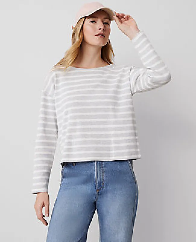 Ann Taylor Weekend Collection Striped Relaxed Top sold by Ann Taylor