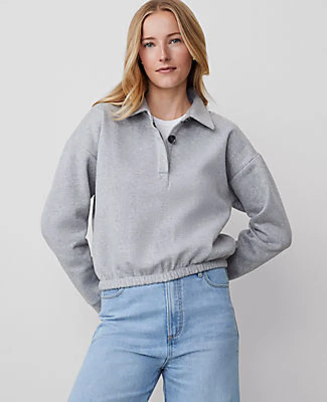 Ann Taylor Weekend Collection Collared Sweatshirt sold by Ann Taylor