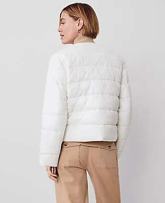 Ann Taylor Petite Weekend Collection Puffer Jacket sold by Ann Taylor product image thumbnail 3