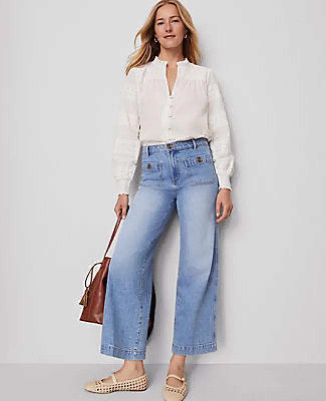 Ann Taylor Petite Weekend Collection Patch Pocket Jean sold by Ann Taylor