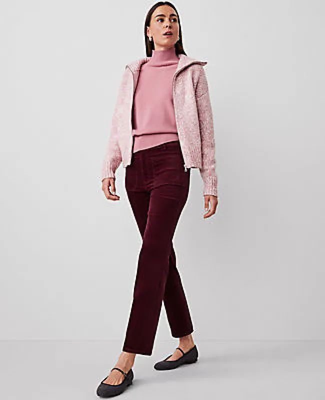 Ann Taylor Petite Weekend Collection Stretch Velvet Patch Pocket Pant sold by Ann Taylor