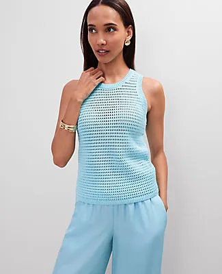 Ann Taylor Open Stitch Sweater Shell Top sold by Ann Taylor product image thumbnail 3