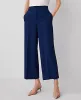 Ann Taylor The Wide-Leg Cropped Pant in Fluid Crepe sold by Ann Taylor