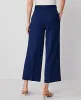 Ann Taylor The Wide-Leg Cropped Pant in Fluid Crepe sold by Ann Taylor