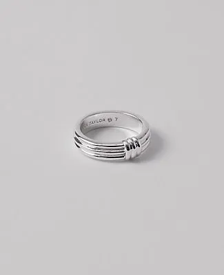 Ann Taylor Metal Textured Knot Ring sold by Ann Taylor