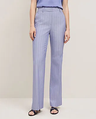 Ann Taylor The Flare Trouser Pant in Pinstripe sold by Ann Taylor product image thumbnail 3