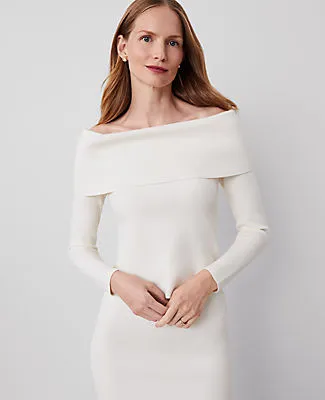 Ann Taylor Off-The-Shoulder Sweater sold by Ann Taylor product image thumbnail 2