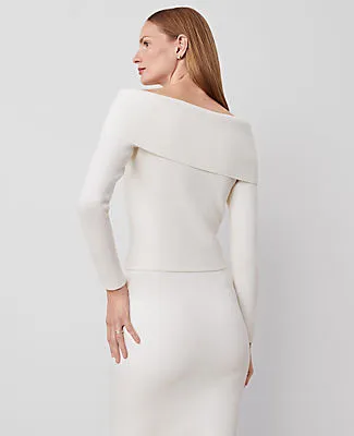 Ann Taylor Off-The-Shoulder Sweater sold by Ann Taylor product image thumbnail 3