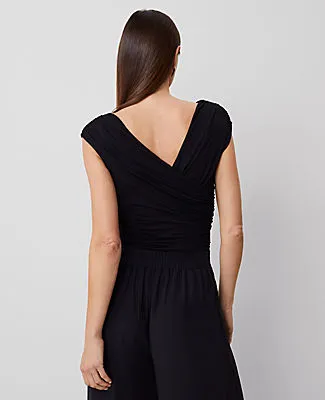 Ann Taylor Asymmetric Neck Bodysuit sold by Ann Taylor product image thumbnail 2