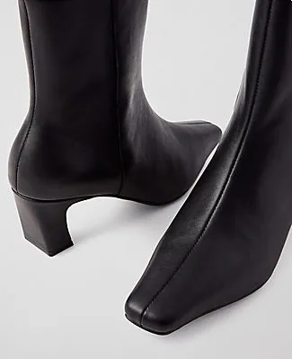 Ann Taylor Leather Skinny Heel Bootie sold by Ann Taylor product image thumbnail 3