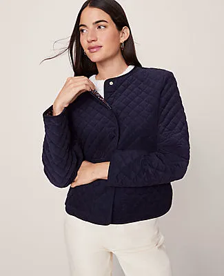 Ann Taylor Petite Weekend Collection Quilted Jacket sold by Ann Taylor