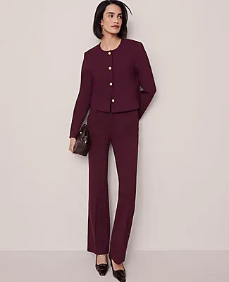 Ann Taylor The Crew Neck Jacket in Ponte sold by Ann Taylor product image thumbnail 3