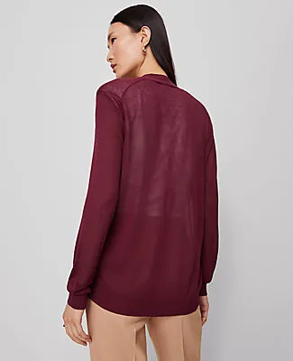 Ann Taylor Essential Open Cardigan sold by Ann Taylor product image thumbnail 2