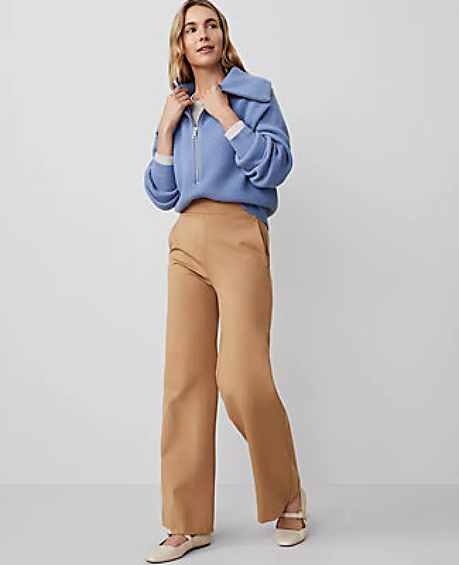 Ann Taylor Weekend Collection Ponte Straight Leg Pant sold by Ann Taylor