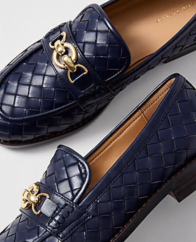 Ann Taylor Horsebit Woven Loafer sold by Ann Taylor