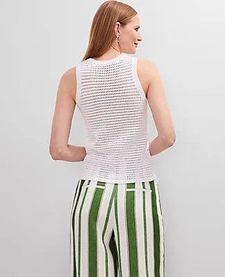 Ann Taylor Open Stitch Sweater Shell Top sold by Ann Taylor product image thumbnail 2