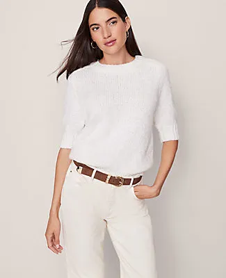 Ann Taylor Weekend Collection Marled Sweater Tee sold by Ann Taylor
