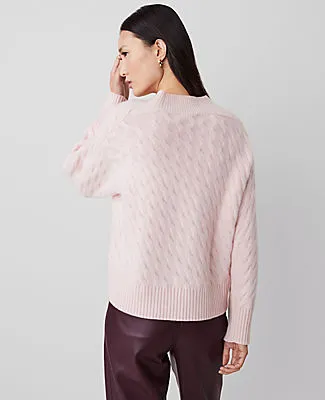 Ann Taylor Cashmere Cable Sweater sold by Ann Taylor product image thumbnail 2