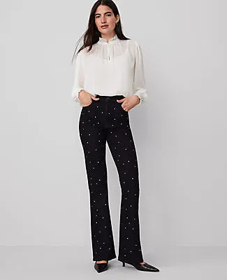 Ann Taylor The Embellished Flare Jean sold by Ann Taylor