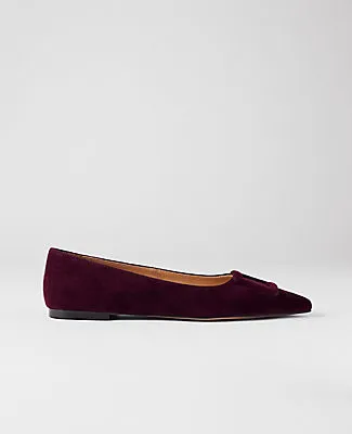 Ann Taylor Suede Buckle Flat sold by Ann Taylor product image thumbnail 2