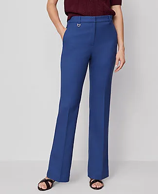 Ann Taylor The Slim Flare Trouser Pant in Bi-Stretch sold by Ann Taylor product image thumbnail 2