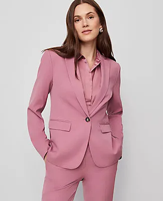 Ann Taylor The Petite One-Button Blazer sold by Ann Taylor product image thumbnail 3