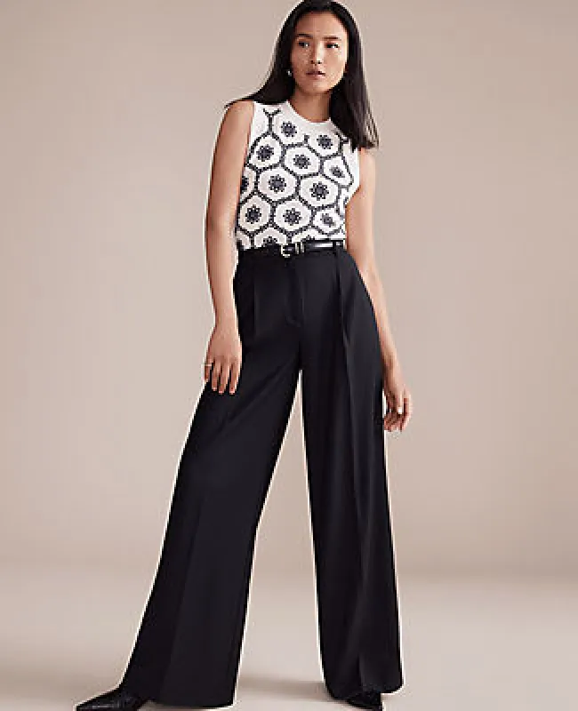 Ann Taylor The Petite Modern Wide-Leg Trouser Pant sold by Ann Taylor