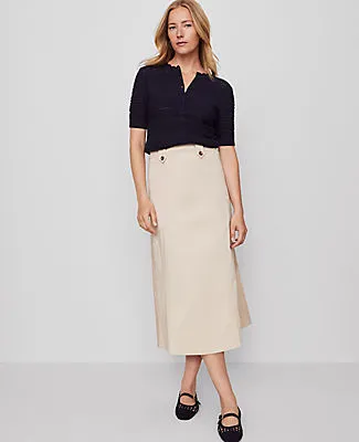 Ann Taylor Petite Weekend Collection Full Midi Skirt sold by Ann Taylor product image thumbnail 2