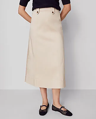 Ann Taylor Petite Weekend Collection Full Midi Skirt sold by Ann Taylor product image thumbnail 3