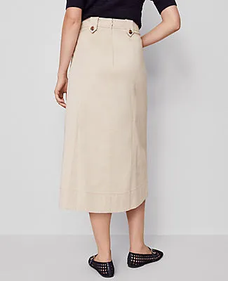 Ann Taylor Petite Weekend Collection Full Midi Skirt sold by Ann Taylor product image thumbnail 4