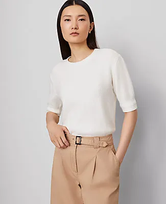 Ann Taylor Stitch Sweater Tee sold by Ann Taylor