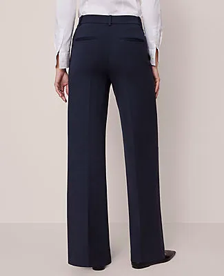 Ann Taylor The Petite Wide-Leg Pant in Ponte sold by Ann Taylor product image thumbnail 3