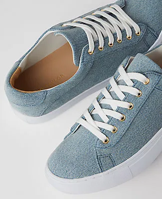 Ann Taylor Weekend Collection Denim Sneakers sold by Ann Taylor product image thumbnail 2