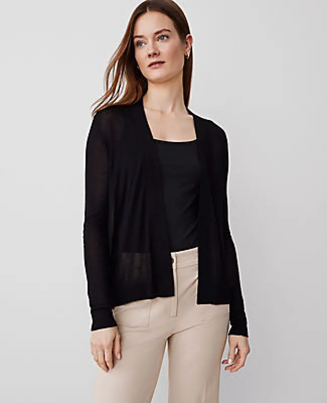 Ann Taylor Essential Open Cardigan sold by Ann Taylor