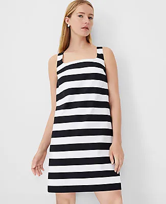 Ann Taylor Tall Square Neck Sleeveless Shift Dress sold by Ann Taylor product image thumbnail 3