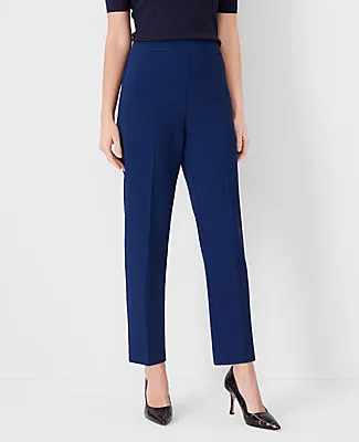 Ann Taylor The Petite Side Zip Ankle Pant in Fluid Crepe sold by Ann Taylor