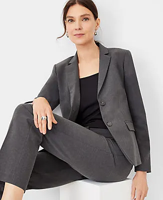 Ann Taylor The Notched Two Button Blazer in Seasonless Stretch sold by Ann Taylor product image thumbnail 3