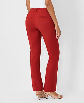 Ann Taylor The Petite Straight Pant in Lightweight Weave - Curvy Fit sold by Ann Taylor product image thumbnail 2