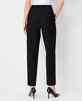 Ann Taylor The High Rise Pleated Taper Pant in Seasonless Stretch sold by Ann Taylor product image thumbnail 2