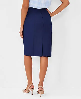 Ann Taylor The Seamed Pencil Skirt in Bi-Stretch sold by Ann Taylor product image thumbnail 2