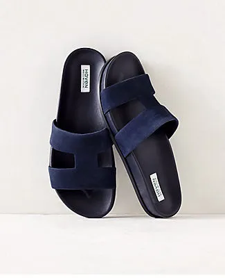 Ann Taylor Haven Well Within Suede Cutout Slides sold by Ann Taylor