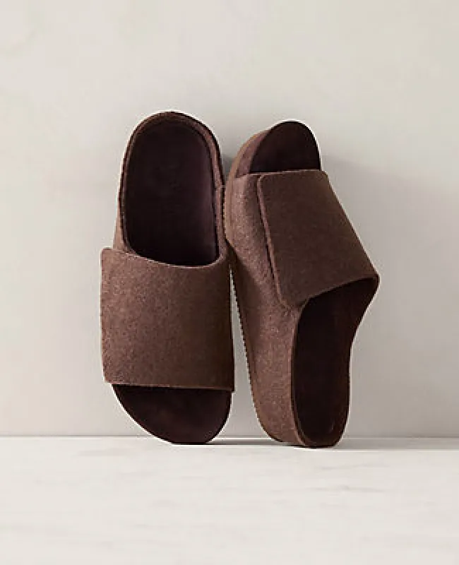 Ann Taylor Haven Well Within Felted Wool Slides sold by Ann Taylor