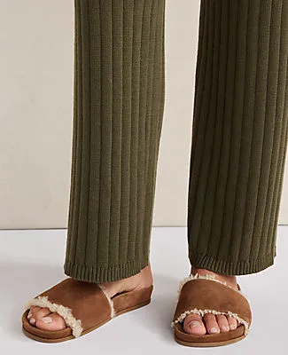 Ann Taylor Haven Well Within Suede and Sherpa Molded Slide sold by Ann Taylor product image thumbnail 2