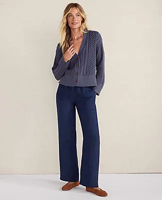 Ann Taylor Haven Well Within Linen Straight Leg Pants sold by Ann Taylor product image thumbnail 2