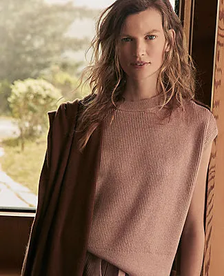 Ann Taylor Haven Well Within Organic Cotton Cashmere Drop Shoulder Tee sold by Ann Taylor product image thumbnail 5