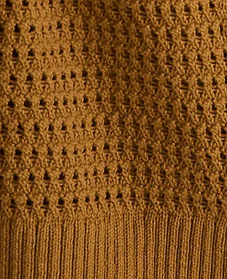 Ann Taylor Haven Well Within Organic Cotton Open Stitch Cardigan sold by Ann Taylor product image thumbnail 3